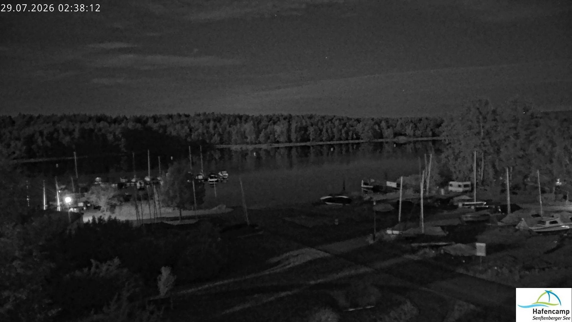 Archiv Foto Webcam Senftenberger See - Hafencamp