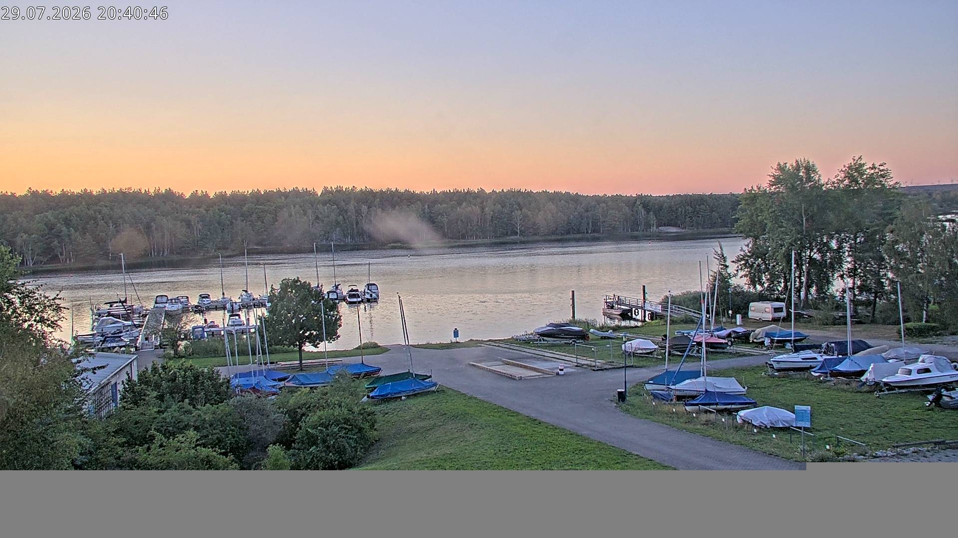 Archiv Foto Webcam Senftenberger See - Hafencamp