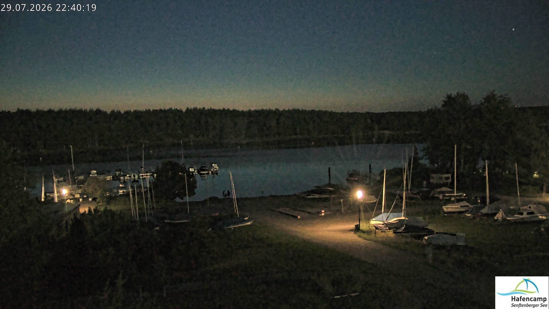 Archiv Foto Webcam Senftenberger See - Hafencamp
