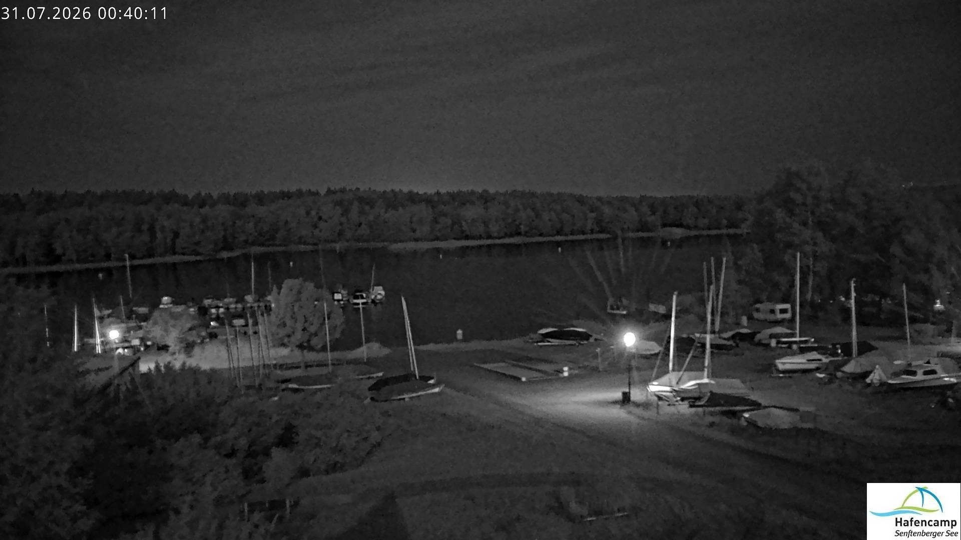 Archiv Foto Webcam Senftenberger See - Hafencamp