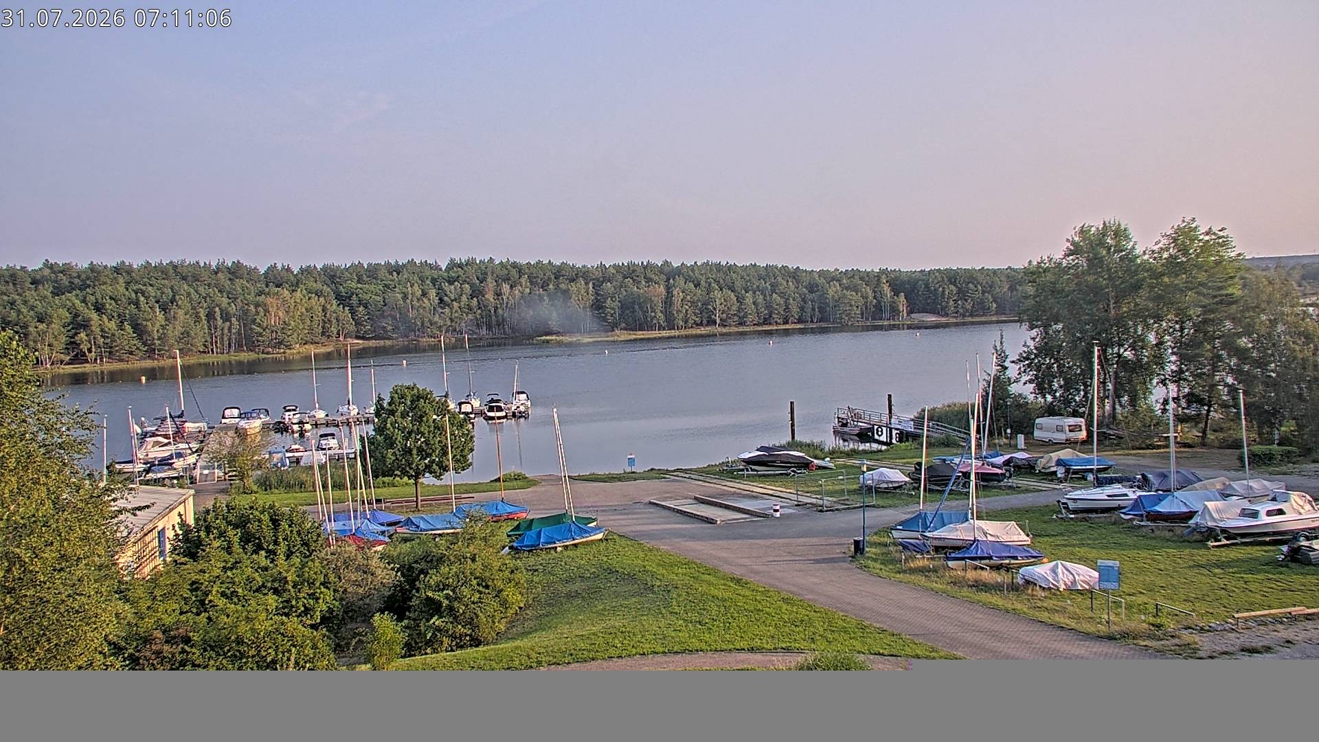 Archiv Foto Webcam Senftenberger See - Hafencamp