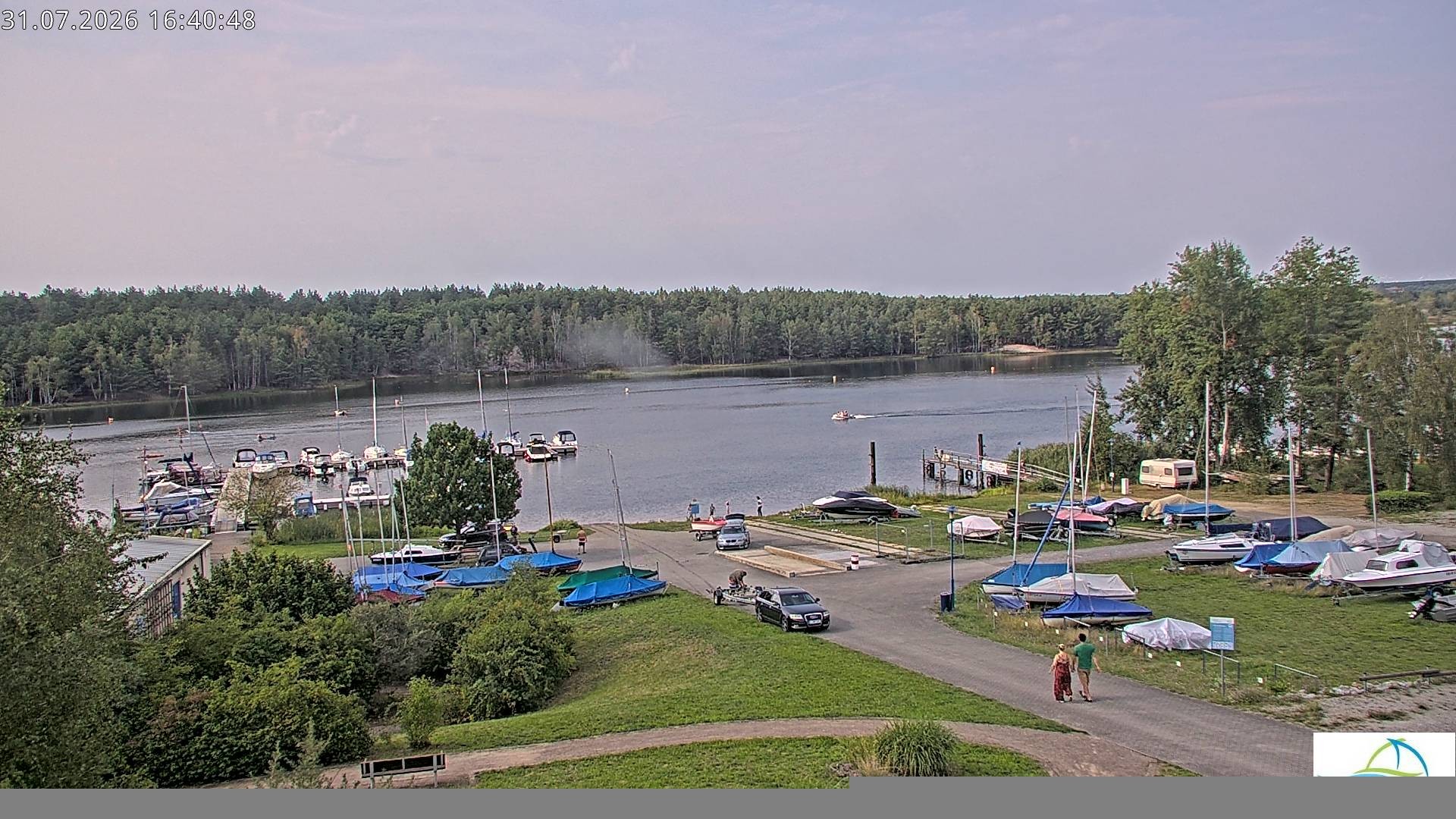 Archiv Foto Webcam Senftenberger See - Hafencamp