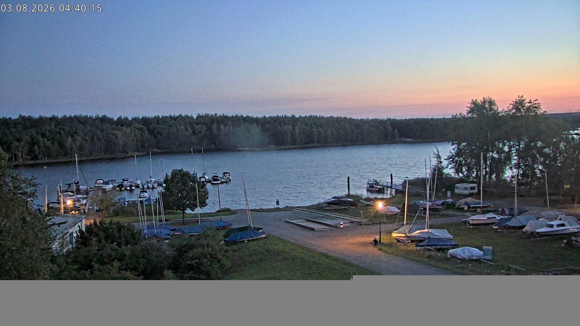 Archiv Foto Webcam Senftenberger See - Hafencamp