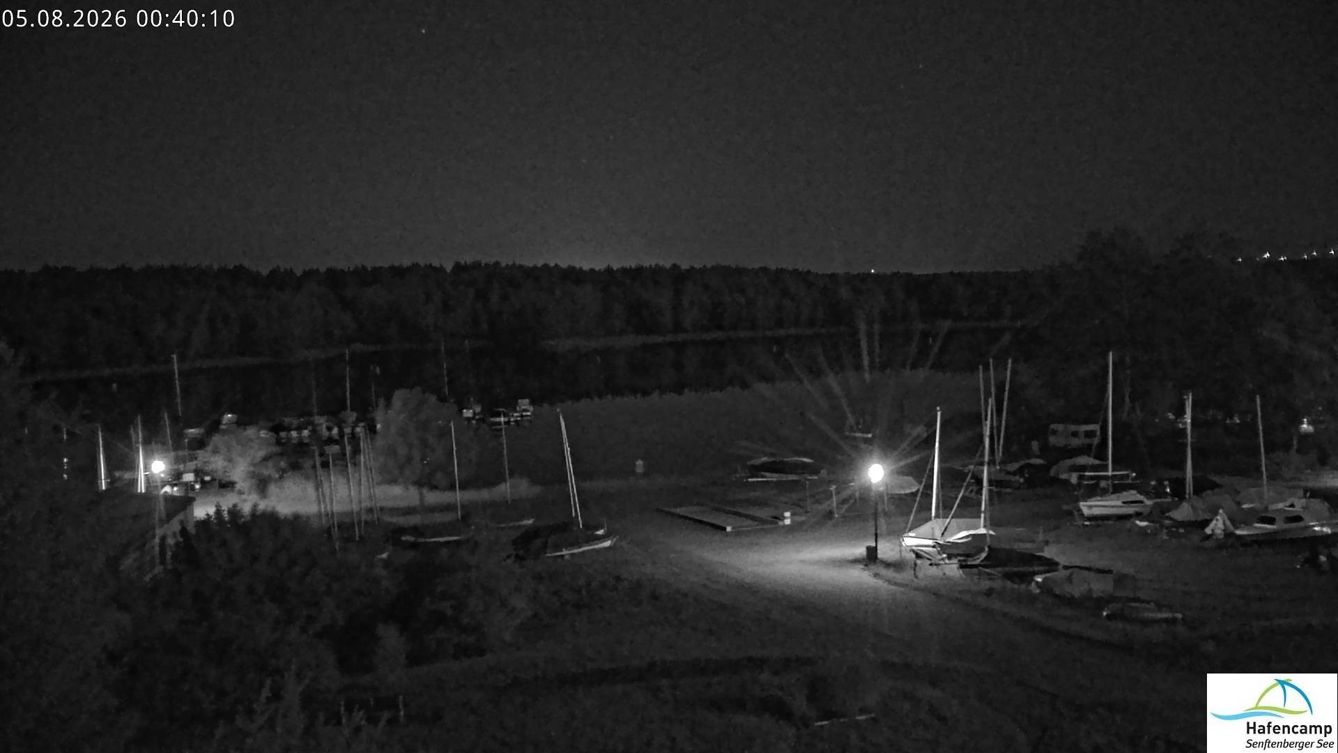 Archiv Foto Webcam Senftenberger See - Hafencamp