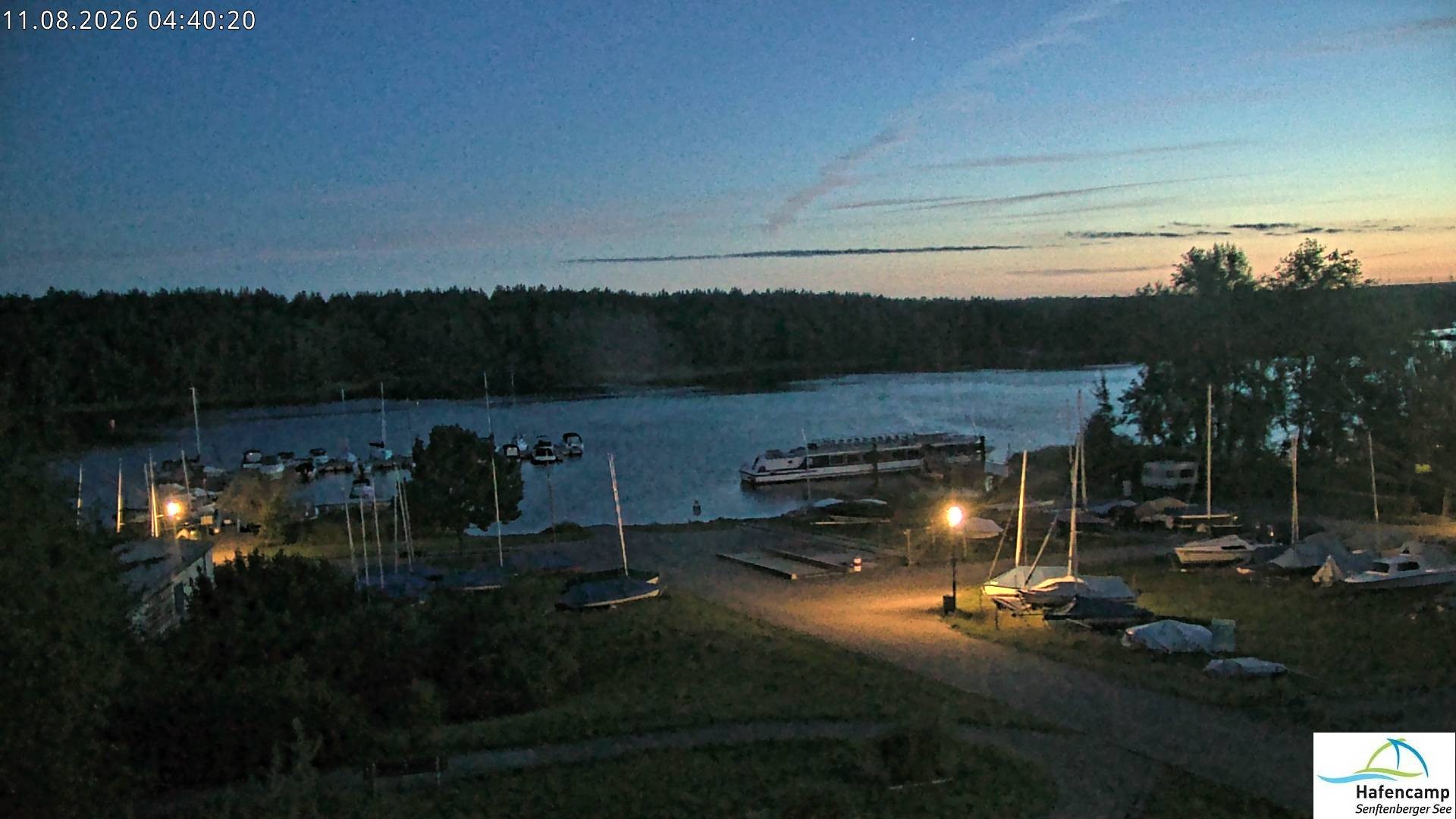 Archiv Foto Webcam Senftenberger See - Hafencamp
