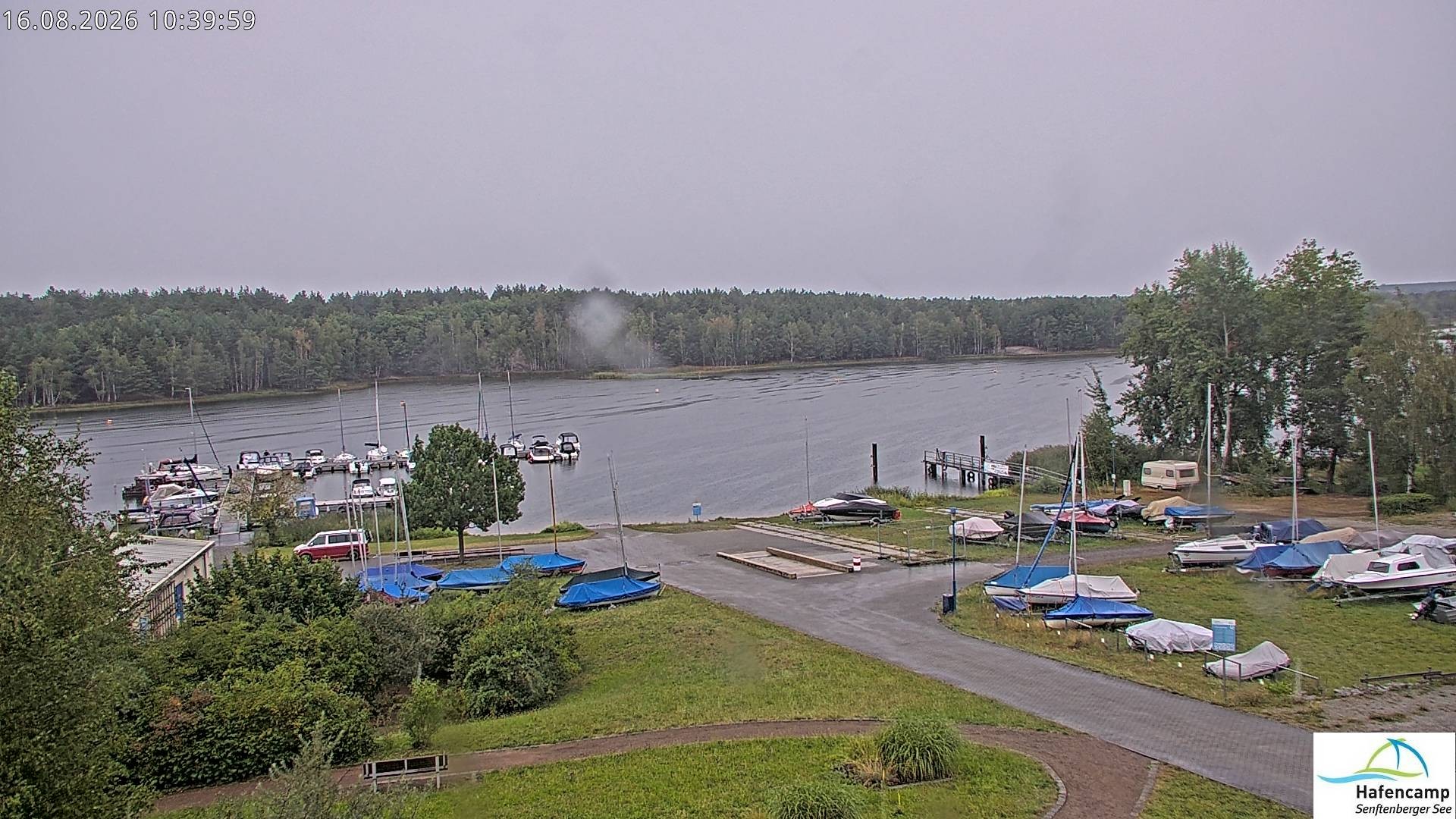 Archiv Foto Webcam Senftenberger See - Hafencamp