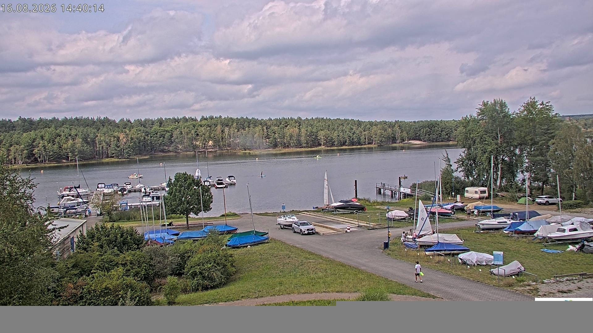 Archiv Foto Webcam Senftenberger See - Hafencamp