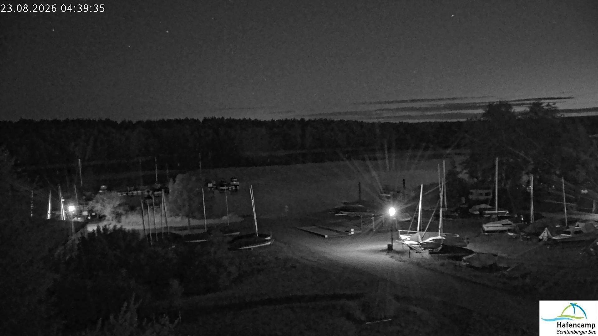 Archiv Foto Webcam Senftenberger See - Hafencamp