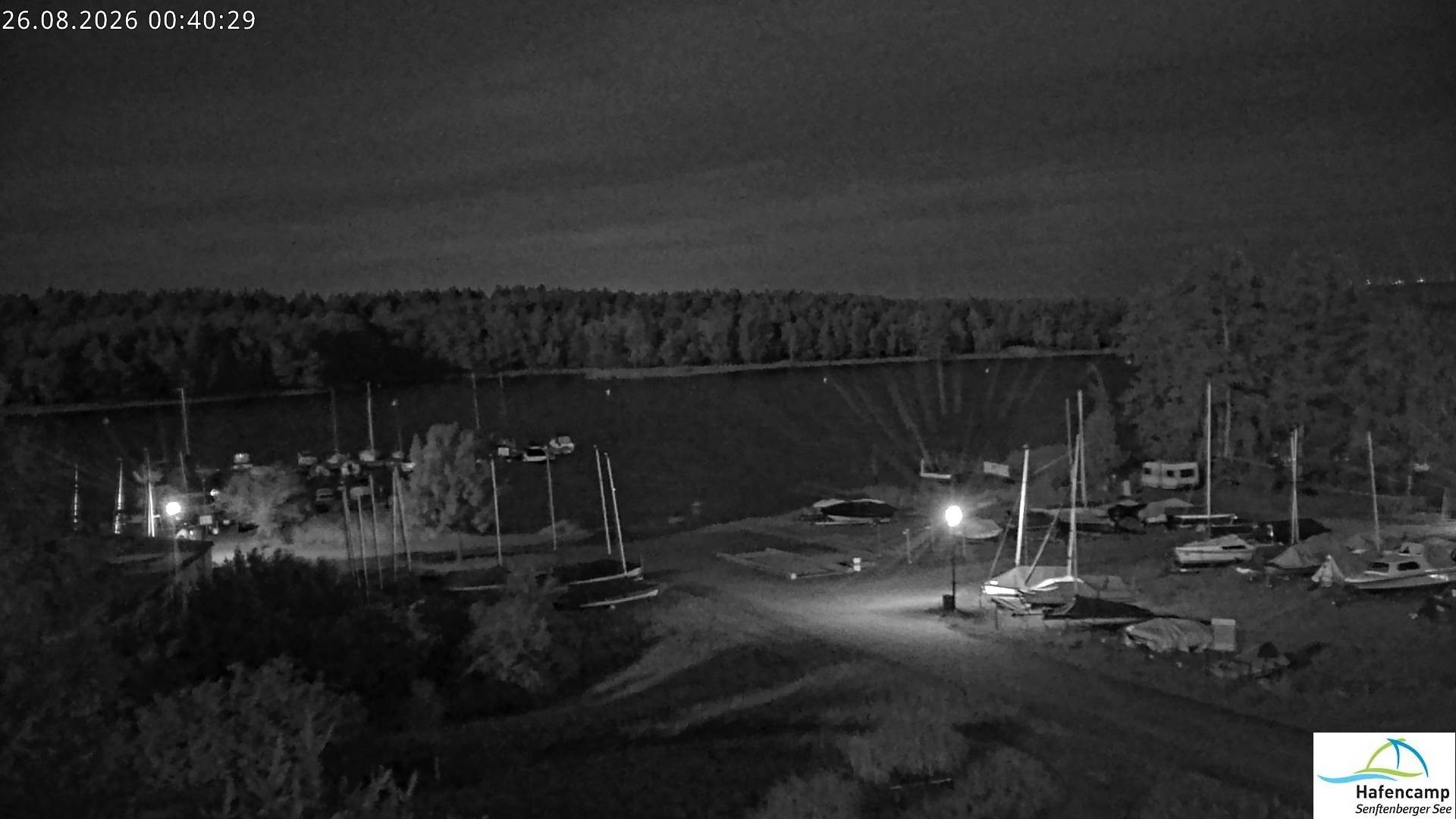 Archiv Foto Webcam Senftenberger See - Hafencamp