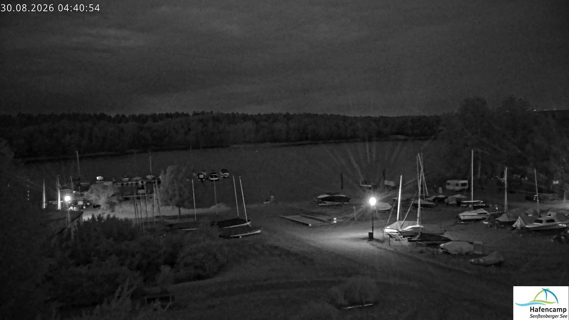 Archiv Foto Webcam Senftenberger See - Hafencamp