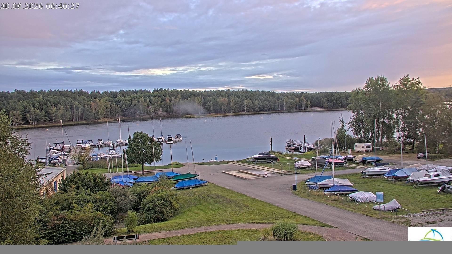 Archiv Foto Webcam Senftenberger See - Hafencamp