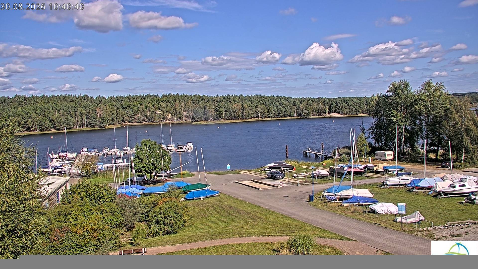 Archiv Foto Webcam Senftenberger See - Hafencamp
