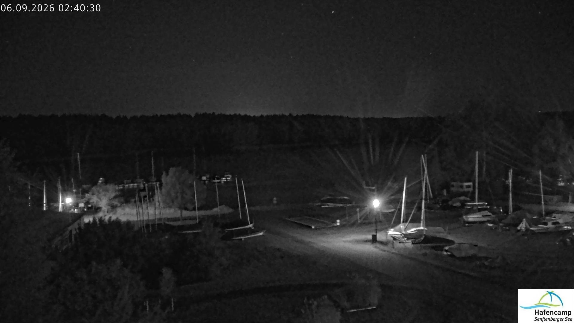 Archiv Foto Webcam Senftenberger See - Hafencamp