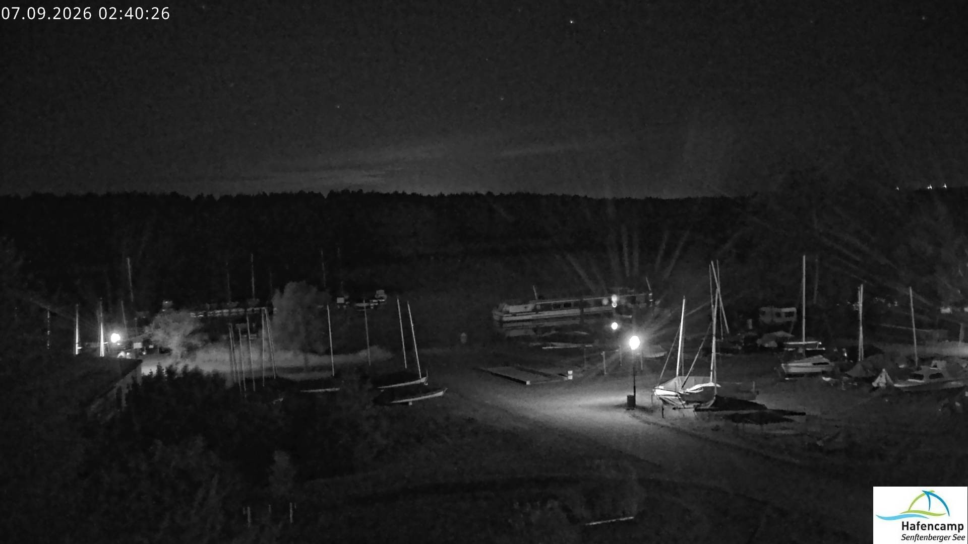 Archiv Foto Webcam Senftenberger See - Hafencamp
