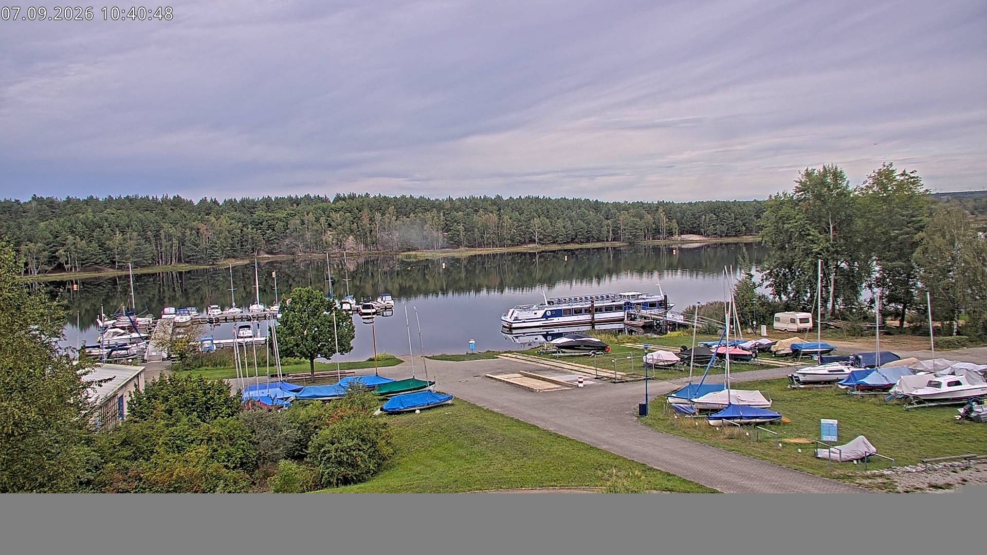 Archiv Foto Webcam Senftenberger See - Hafencamp