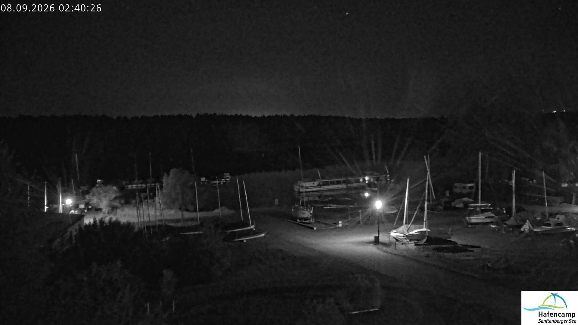 Archiv Foto Webcam Senftenberger See - Hafencamp