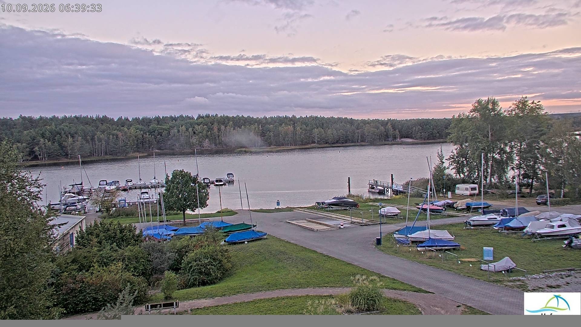 Archiv Foto Webcam Senftenberger See - Hafencamp