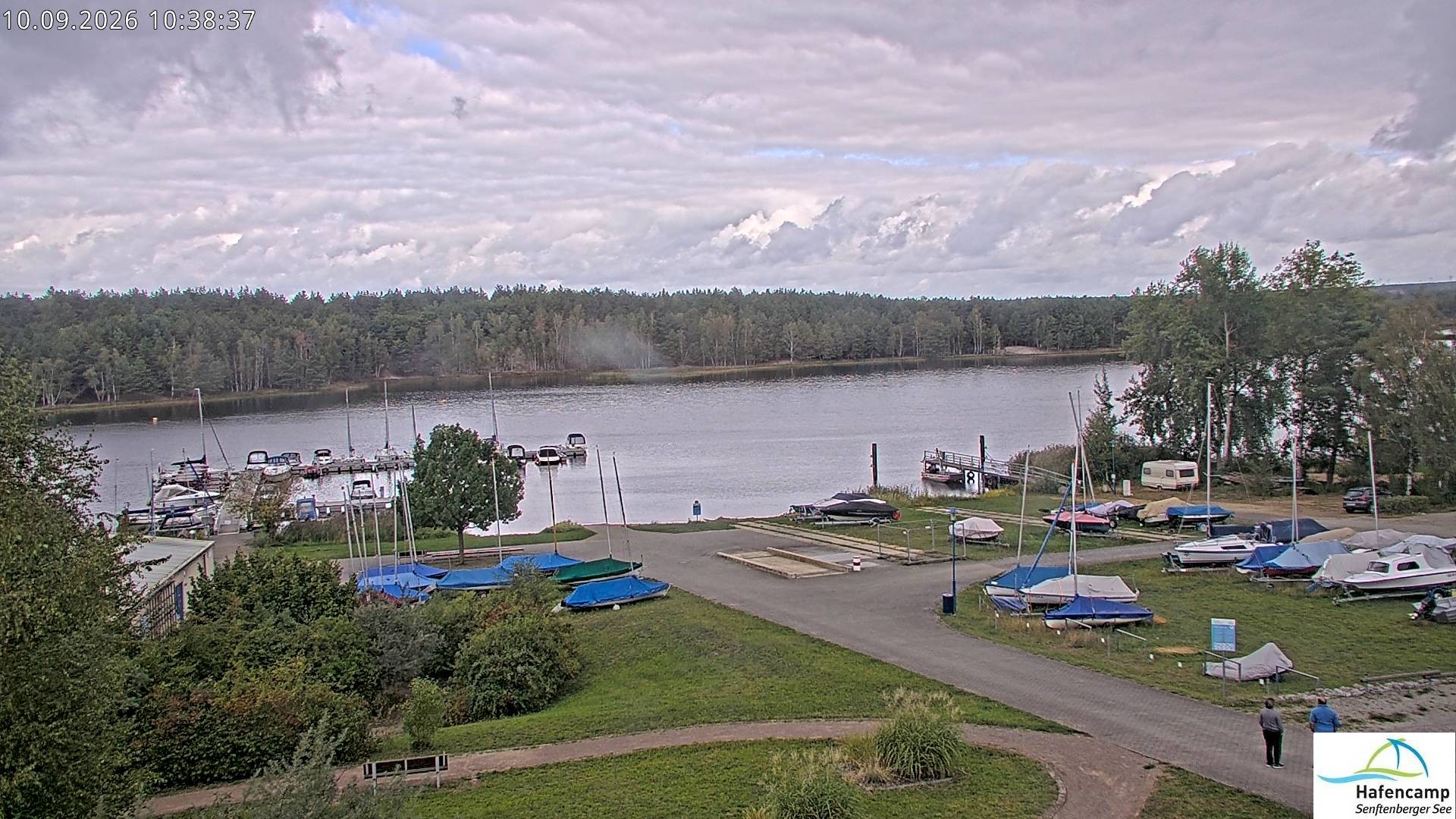 Archiv Foto Webcam Senftenberger See - Hafencamp