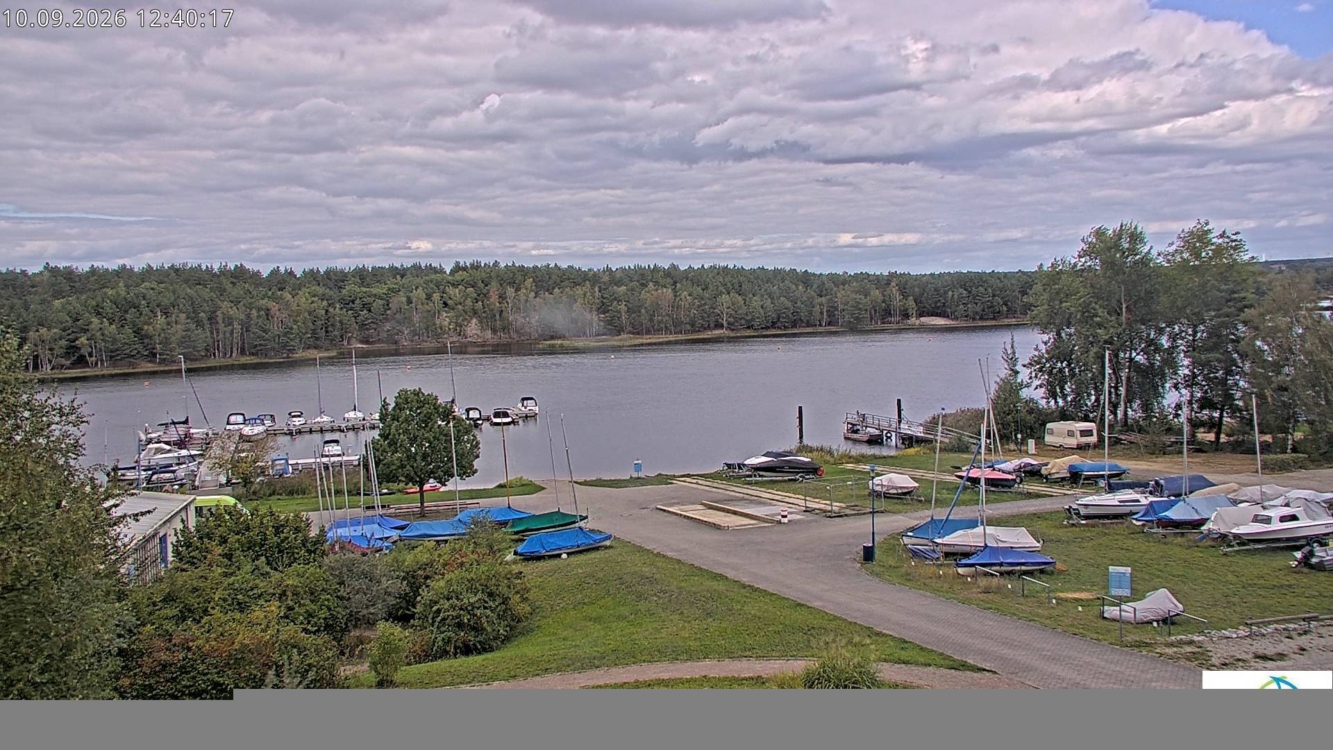 Archiv Foto Webcam Senftenberger See - Hafencamp