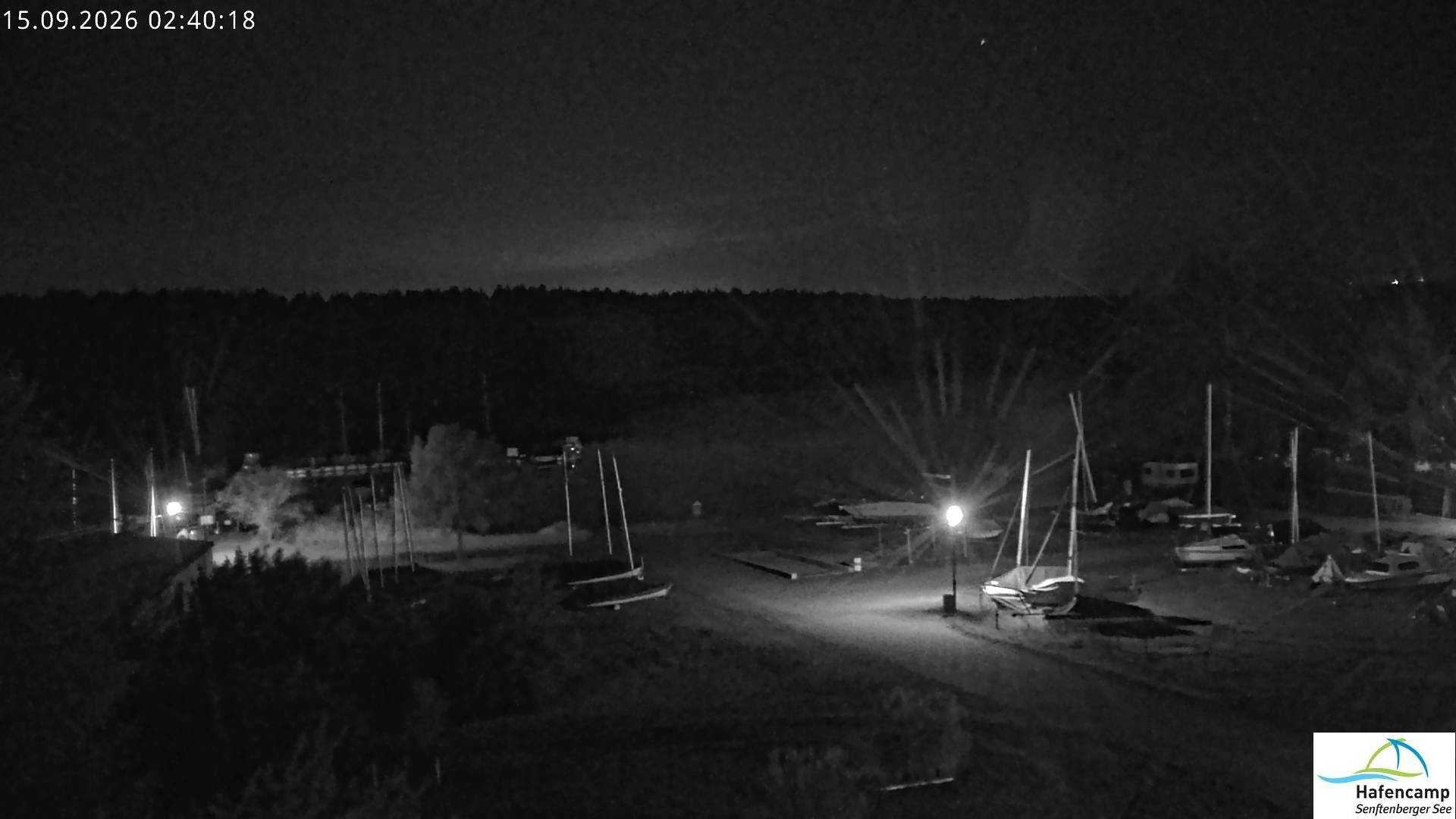 Archiv Foto Webcam Senftenberger See - Hafencamp