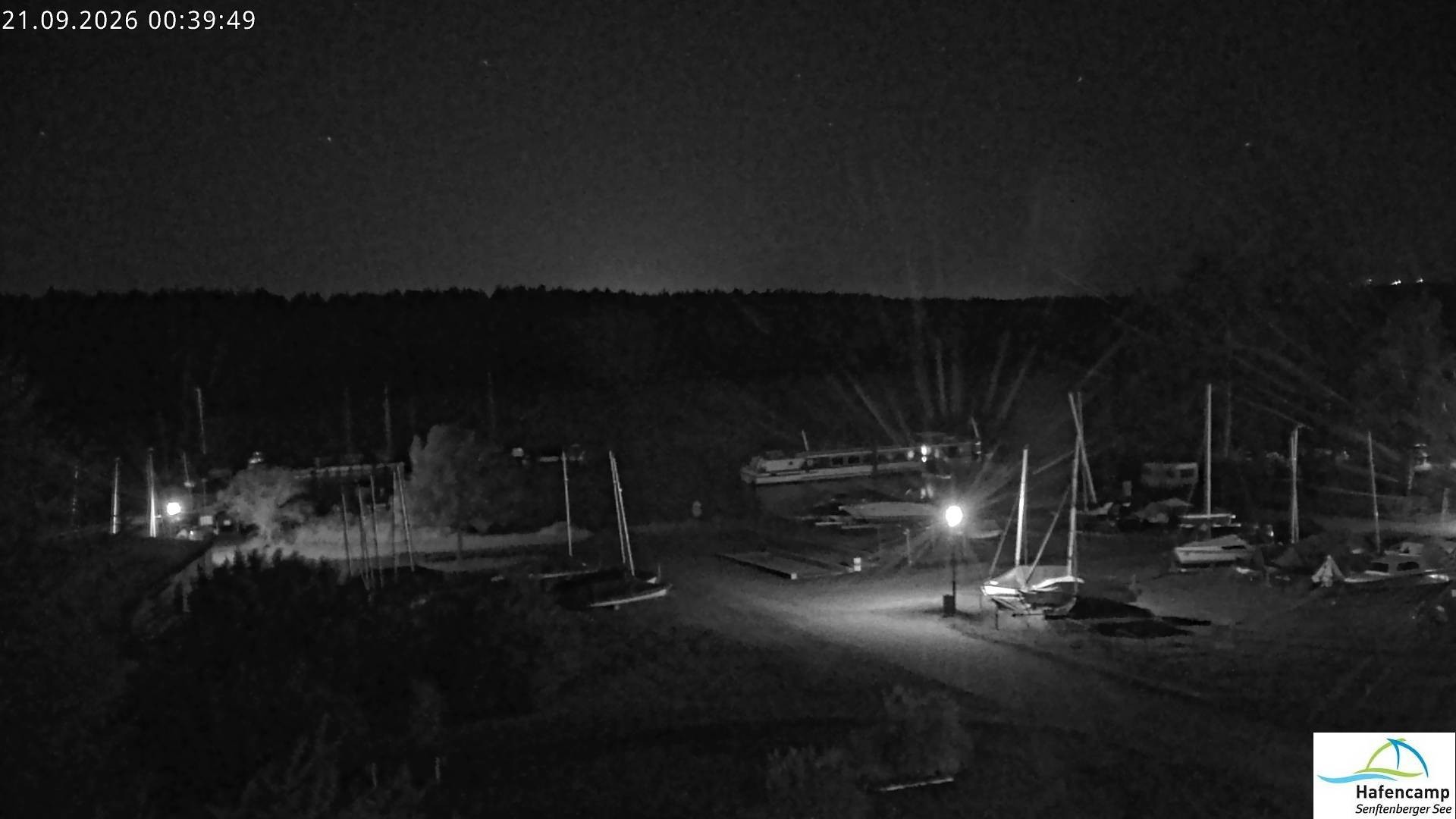 Archiv Foto Webcam Senftenberger See - Hafencamp