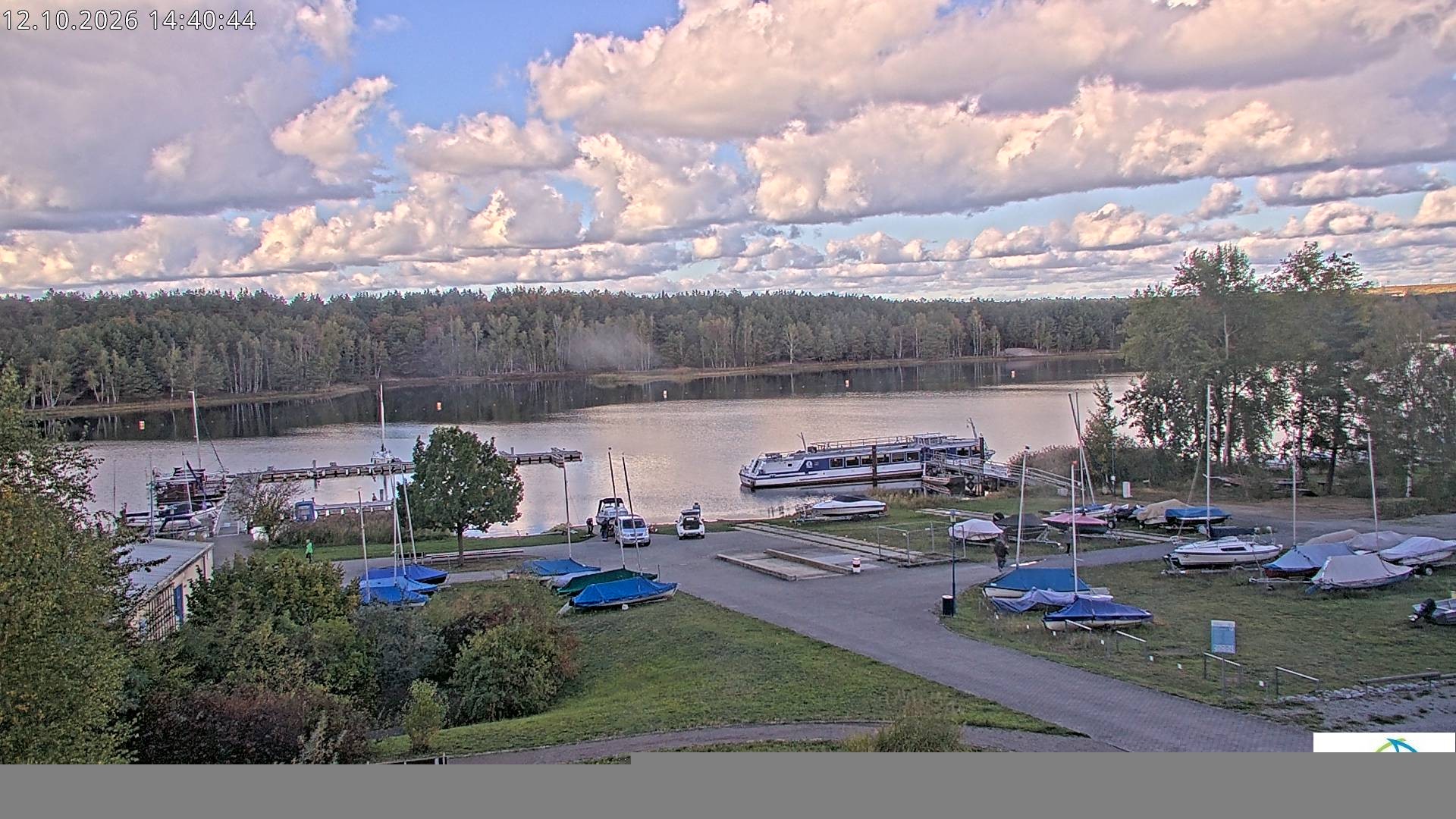 Archiv Foto Webcam Senftenberger See - Hafencamp