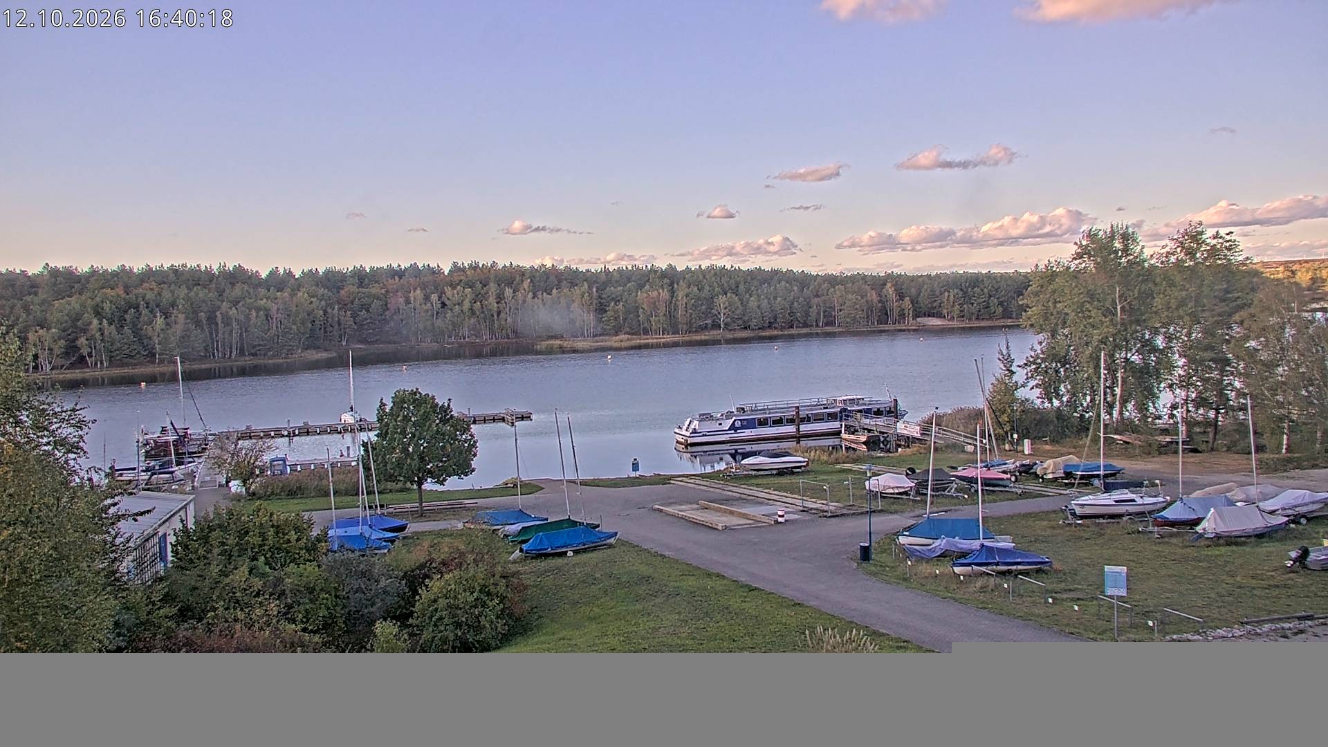 Archiv Foto Webcam Senftenberger See - Hafencamp