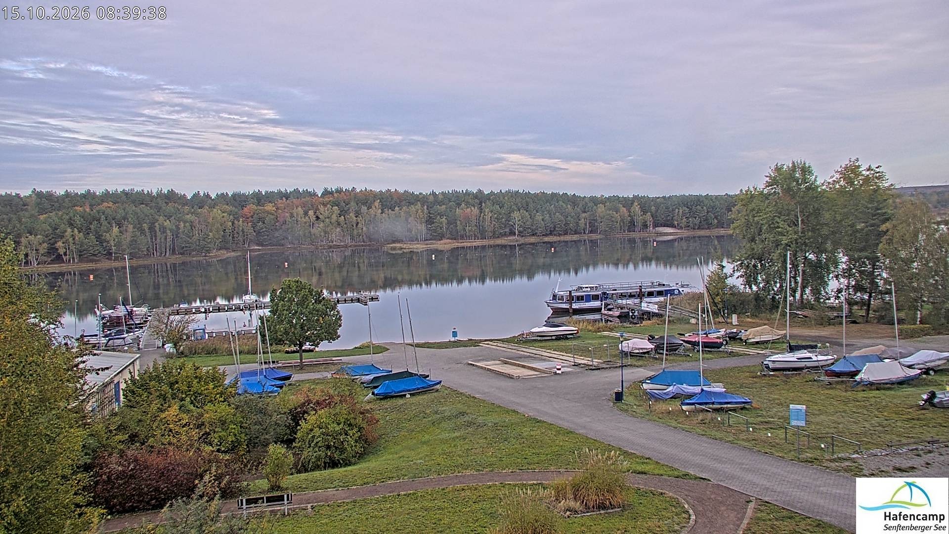 Archiv Foto Webcam Senftenberger See - Hafencamp