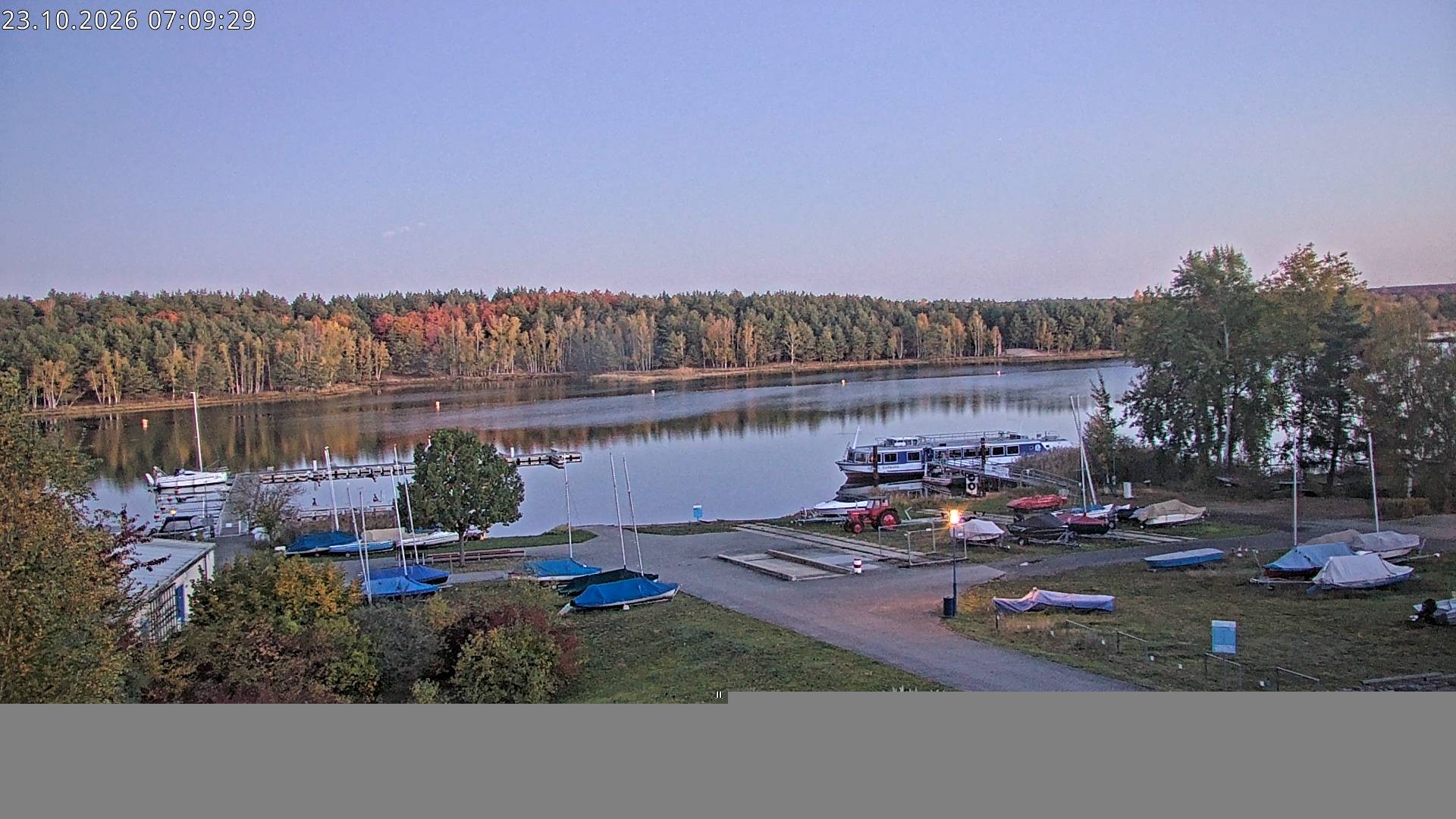 Archiv Foto Webcam Senftenberger See - Hafencamp