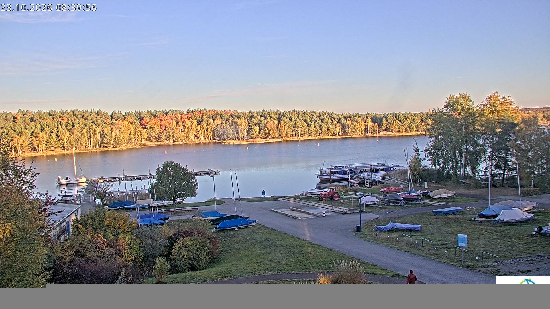 Archiv Foto Webcam Senftenberger See - Hafencamp