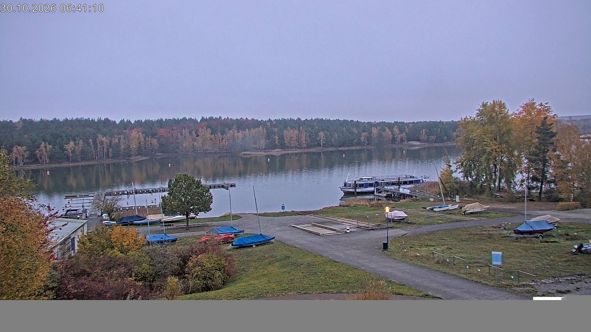 Archiv Foto Webcam Senftenberger See - Hafencamp