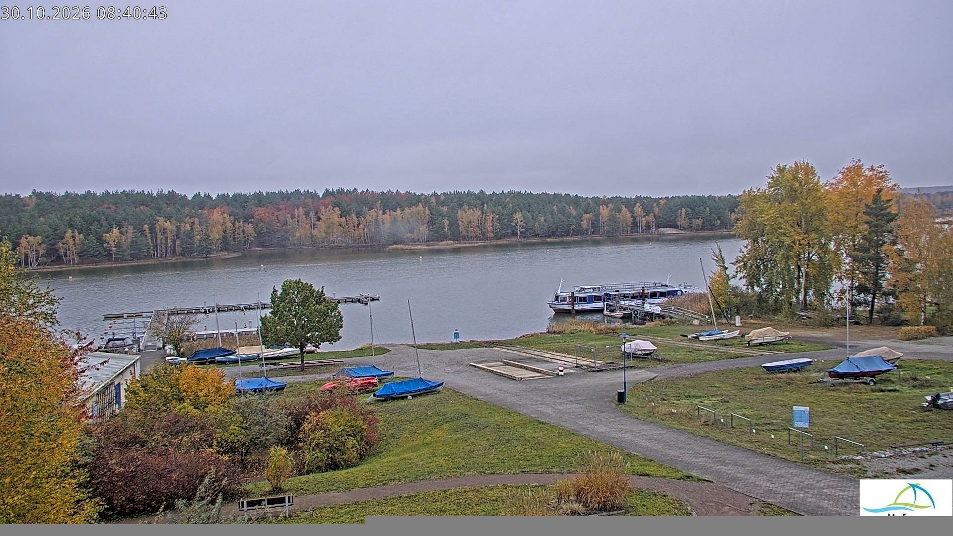 Archiv Foto Webcam Senftenberger See - Hafencamp