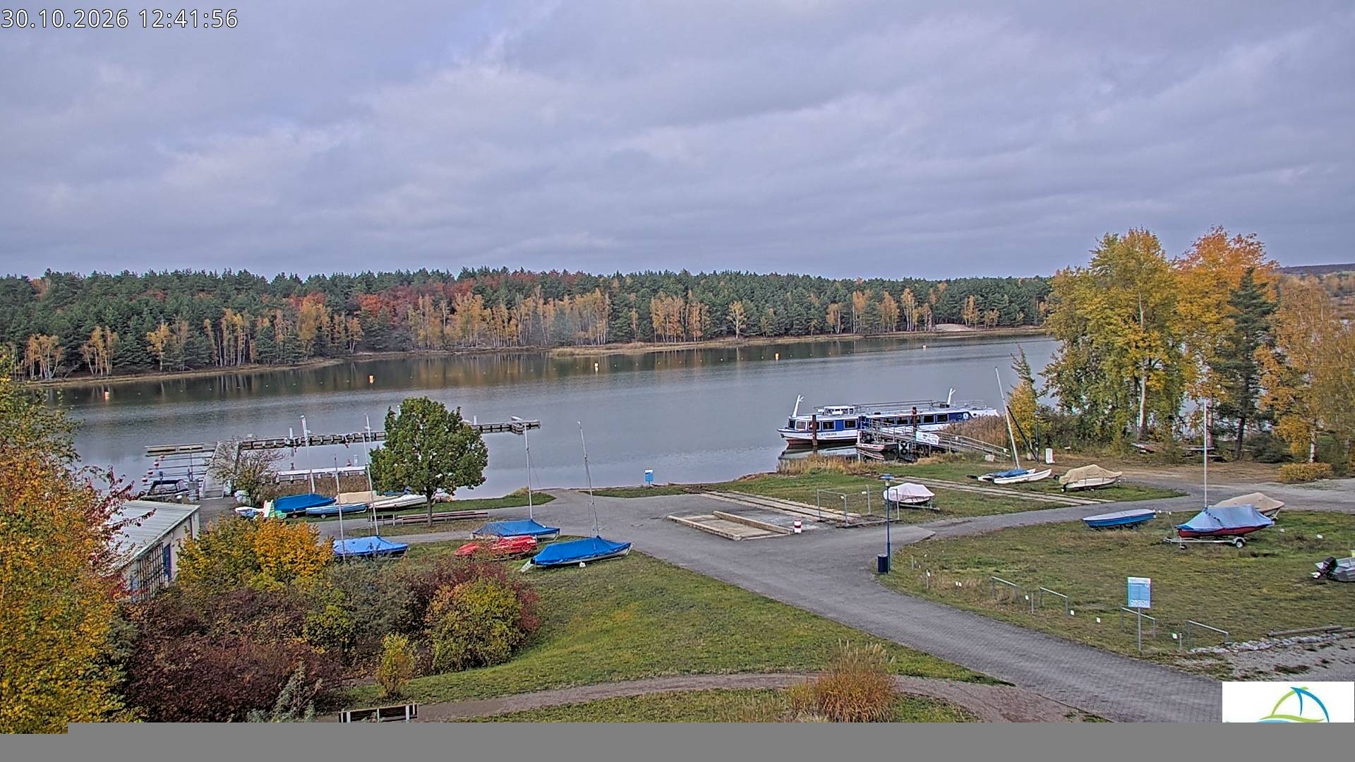 Archiv Foto Webcam Senftenberger See - Hafencamp