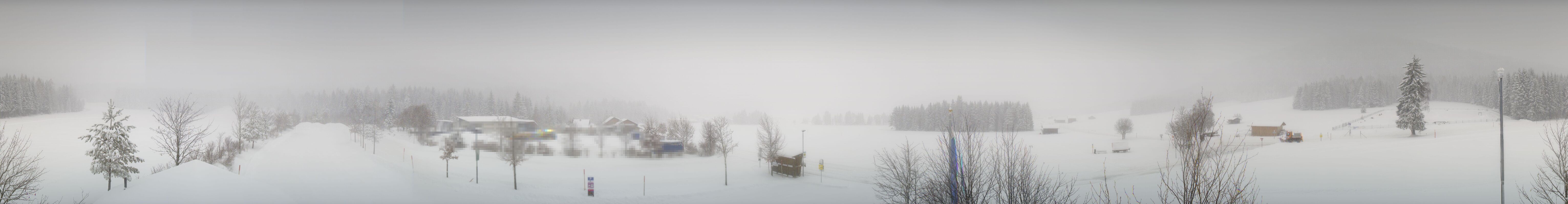 Archiv Foto Webcam Leutasch Moos - Rödlach Parkplatz