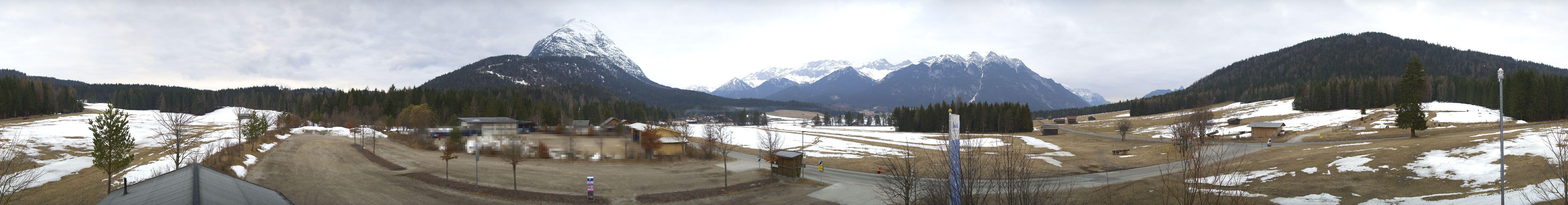 Archived image Webcam Leutasch Moos - Rödlach Parking