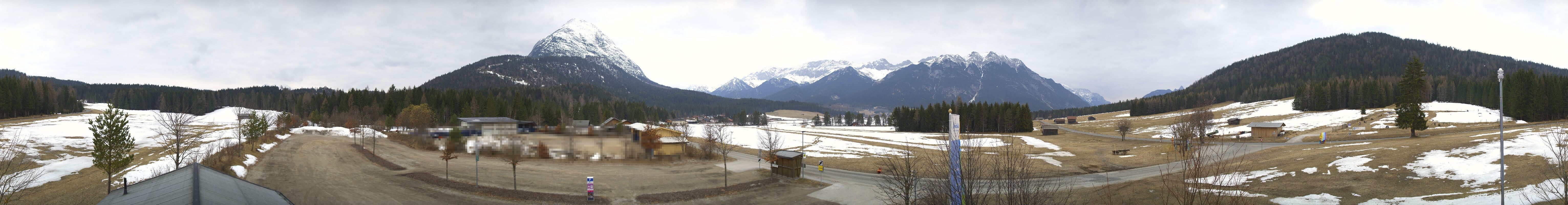 Archived image Webcam Leutasch Moos - Rödlach Parking