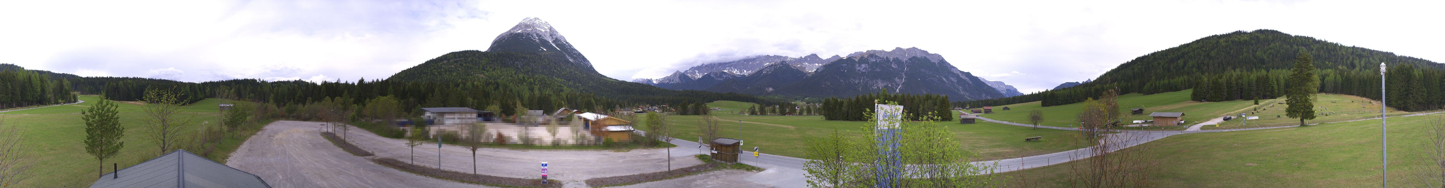 Archived image Webcam Leutasch Moos - Rödlach Parking