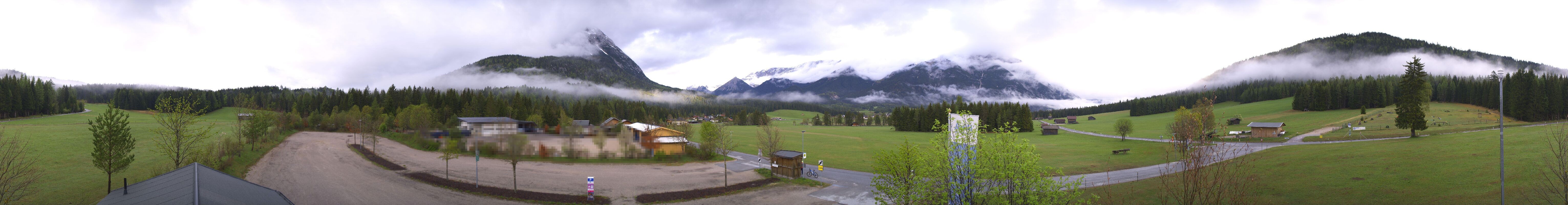 Archived image Webcam Leutasch Moos - Rödlach Parking