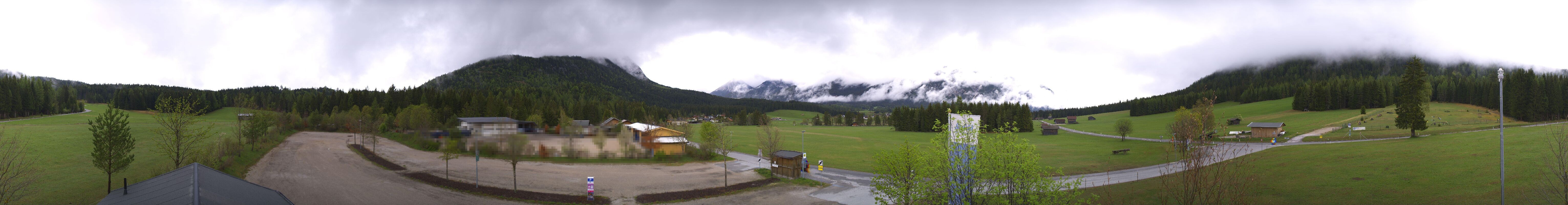 Archived image Webcam Leutasch Moos - Rödlach Parking