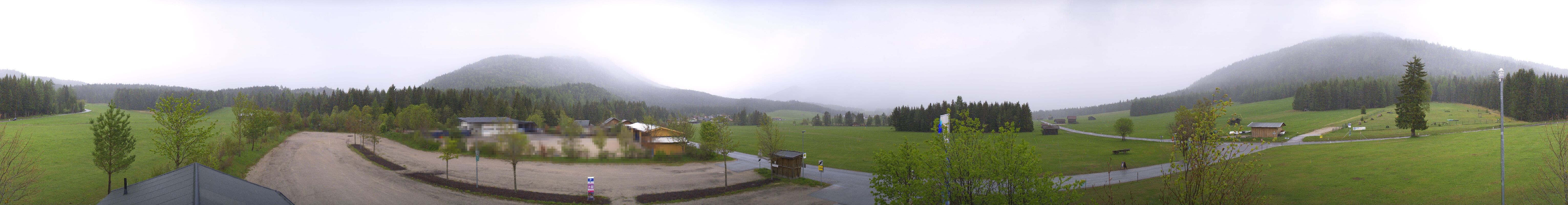 Archiv Foto Webcam Leutasch Moos - Rödlach Parkplatz