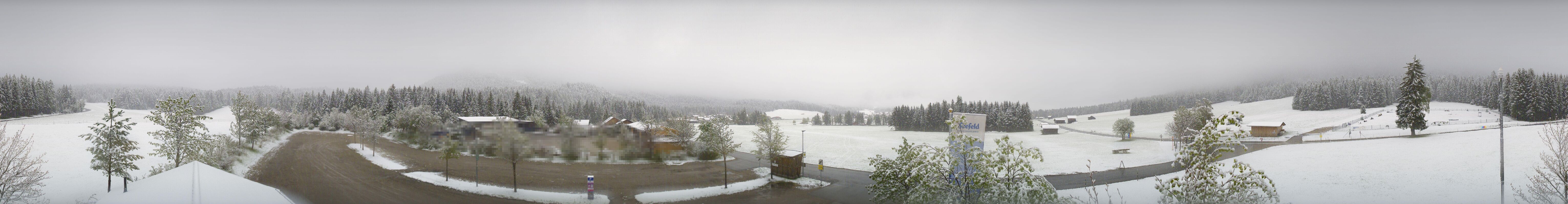 Archiv Foto Webcam Leutasch Moos - Rödlach Parkplatz