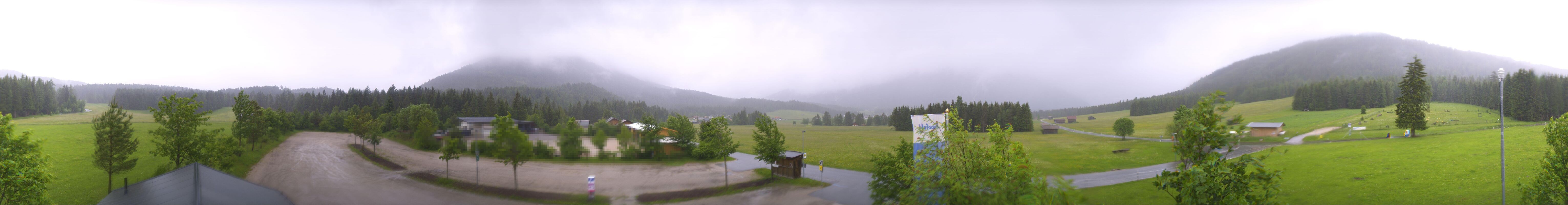 Archiv Foto Webcam Leutasch Moos - Rödlach Parkplatz