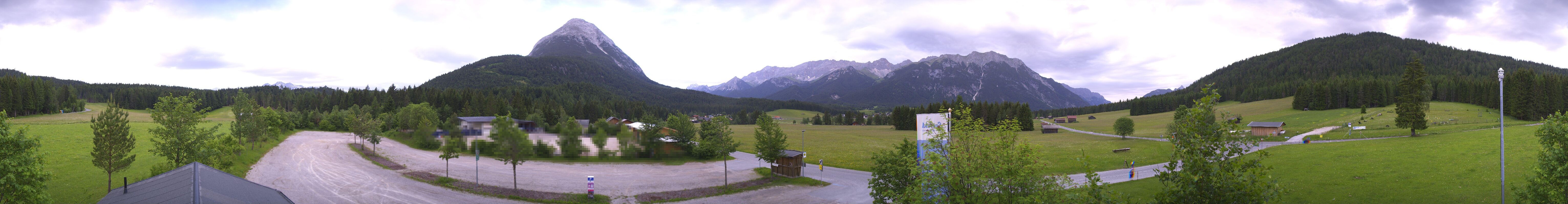 Archived image Webcam Leutasch Moos - Rödlach Parking