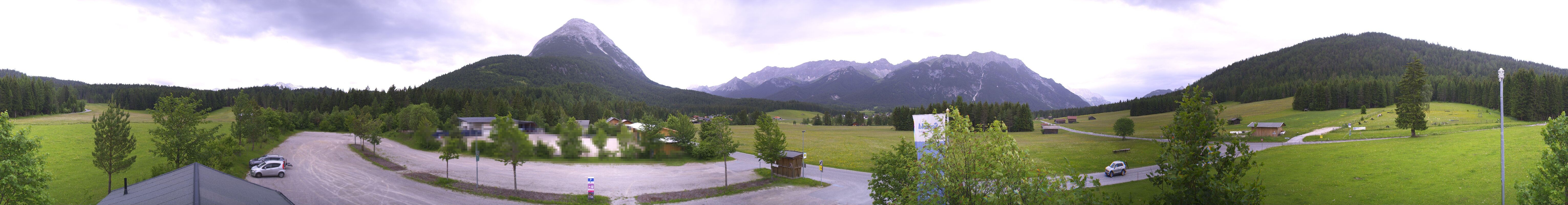 Archived image Webcam Leutasch Moos - Rödlach Parking