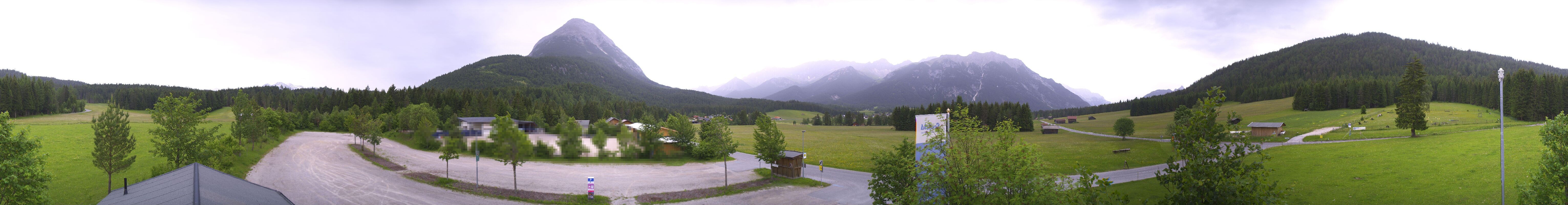 Archived image Webcam Leutasch Moos - Rödlach Parking