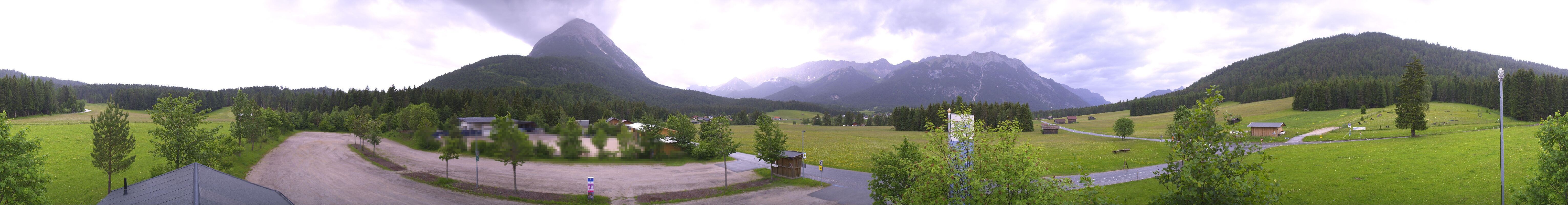 Archived image Webcam Leutasch Moos - Rödlach Parking