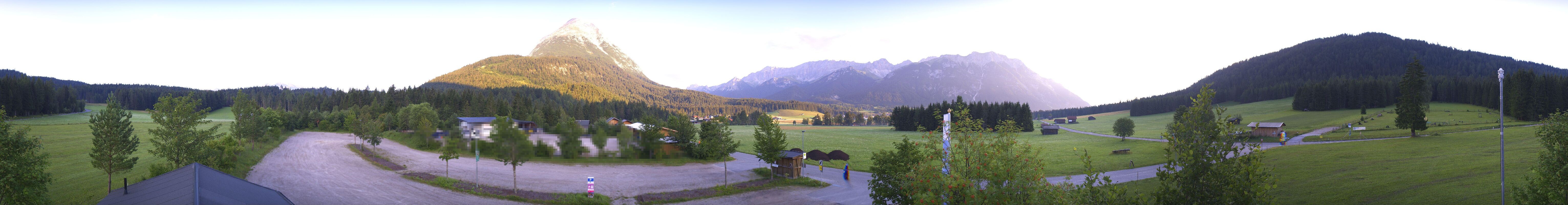 Archived image Webcam Leutasch Moos - Rödlach Parking