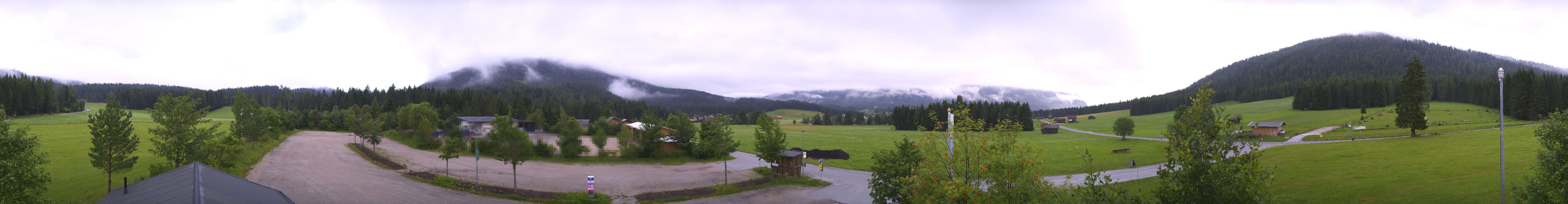 Archiv Foto Webcam Leutasch Moos - Rödlach Parkplatz