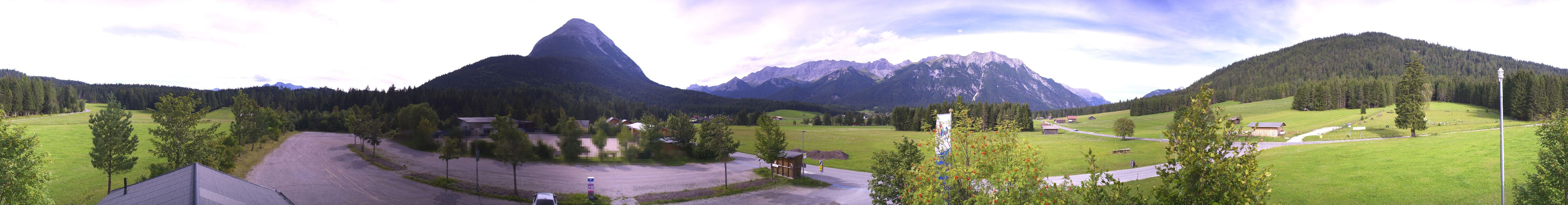 Archived image Webcam Leutasch Moos - Rödlach Parking