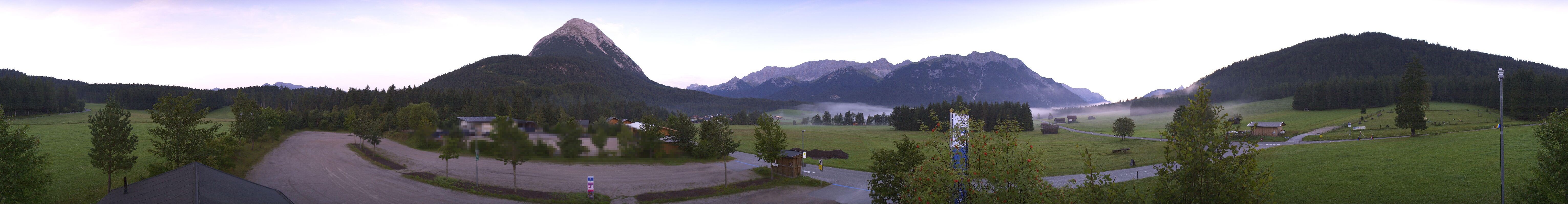 Archived image Webcam Leutasch Moos - Rödlach Parking